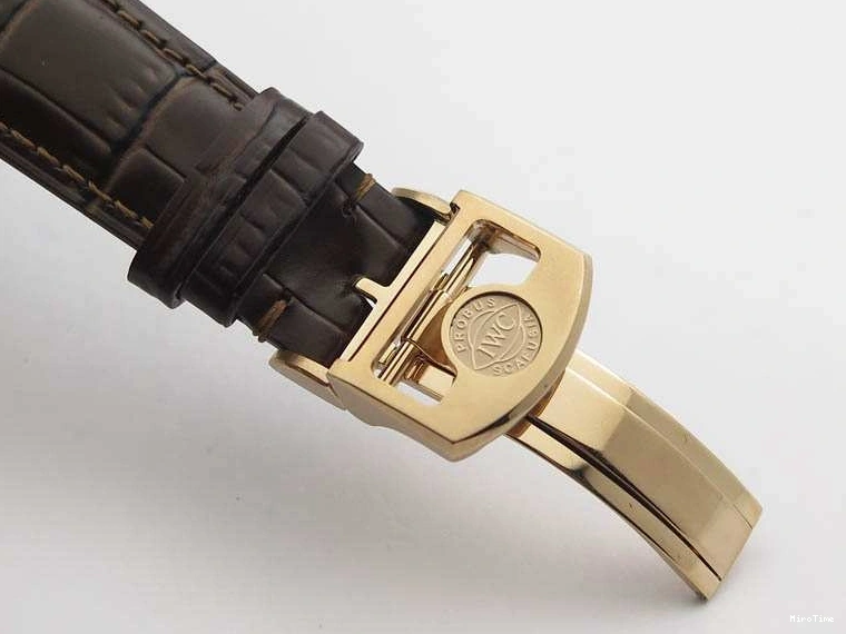 MIROTIME 0318 Portuguese Real PR Real Annual Calendar RG IW503504 YLF 1:1 Best Edition White Dial On Leather Strap A TimelessDesign 7242